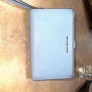 Baby blue michael kors wallet